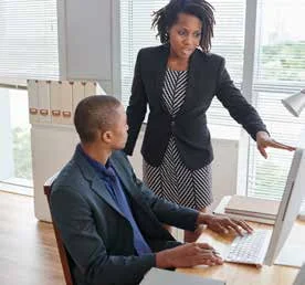 Professional team collaboration