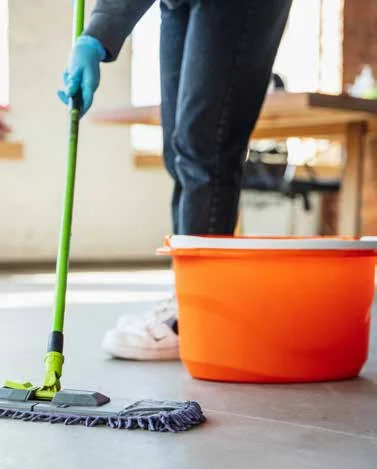 Professional floor cleaning